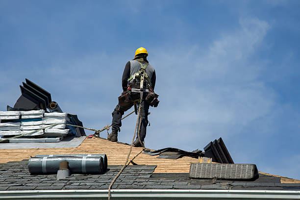 Professional Roof Repair technician working in Willimantic, CT